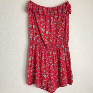 Forever 21 Floral Romper